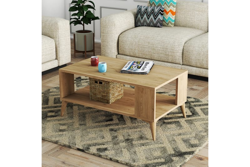 Palgrave Sofabord 90x54x90 cm - Eik - Møbler - Bord - Sofabord