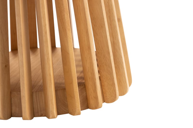 Peyra Sofabord 60 cm Rundt Eik - Natur - Møbler - Bord - Sofabord