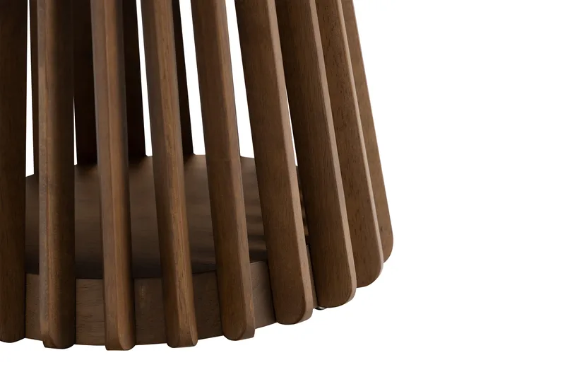 Peyra Sofabord 60 cm Rundt - Valnøtt - Møbler - Bord - Sofabord