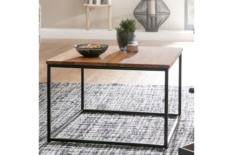 Philly Sofabord 60 cm Firekantet - Natur - Møbler - Bord - Sofabord