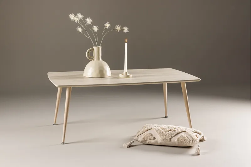 Plaza Sofabord 120x70 cm - Whitewash - Møbler - Bord - Sofabord