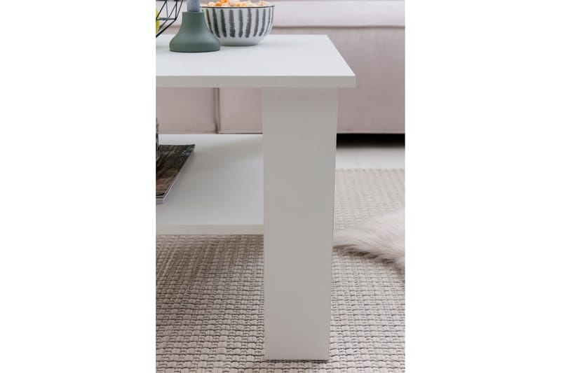 Podsiad Sofabord 60 cm - Hvit - Møbler - Bord - Sofabord