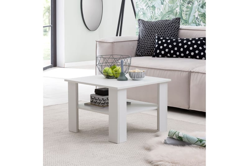 Podsiad Sofabord 60 cm - Hvit - Møbler - Bord - Sofabord