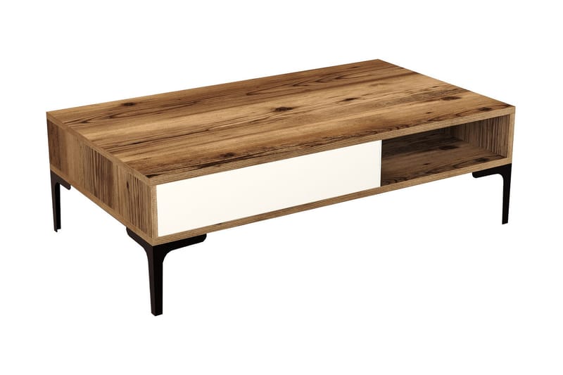 Poko Sofabord 105x32,6x105 cm - Brun - Møbler - Bord - Sofabord