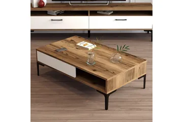 Poko Sofabord 105x32,6x105 cm - Brun - Møbler - Bord - Sofabord