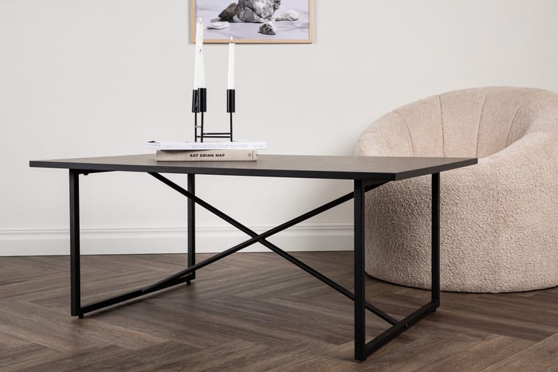 Pryor Sofabord 110x70x45 cm - Sort - Møbler - Bord - Sofabord