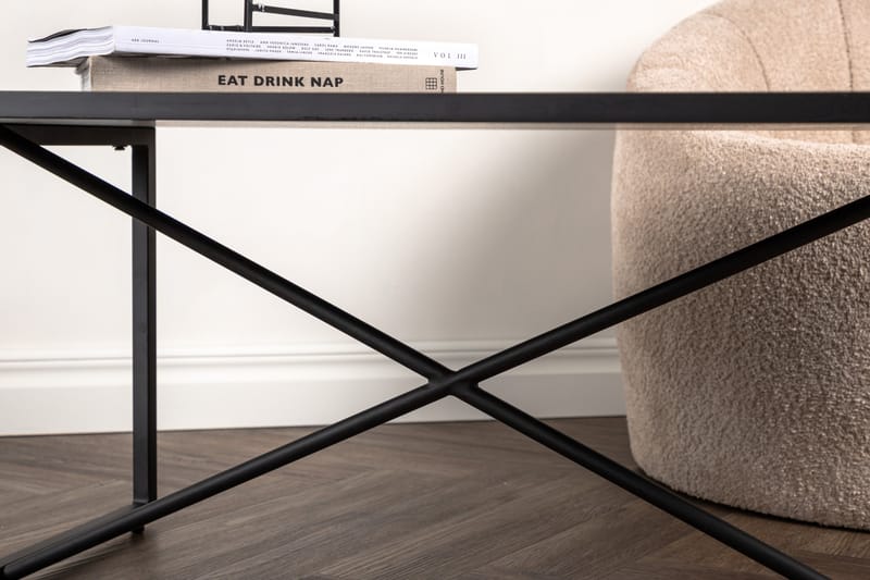 Pryor Sofabord 110x70x45 cm - Sort - Møbler - Bord - Sofabord