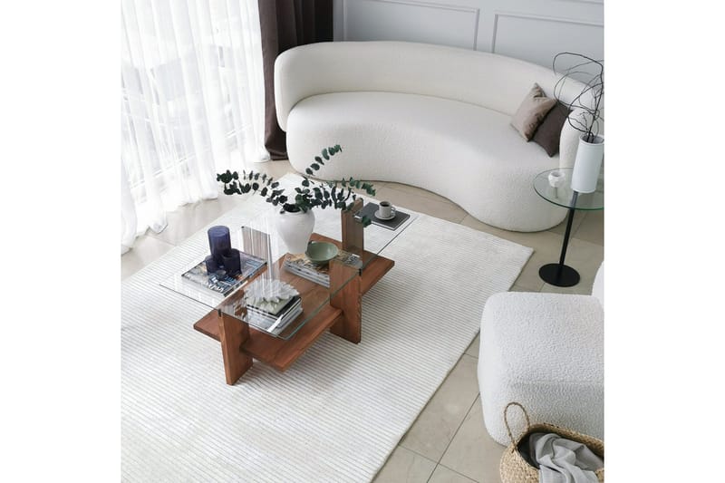 Puijas Sofabord 105x40x105 cm - Brun - Møbler - Bord - Sofabord