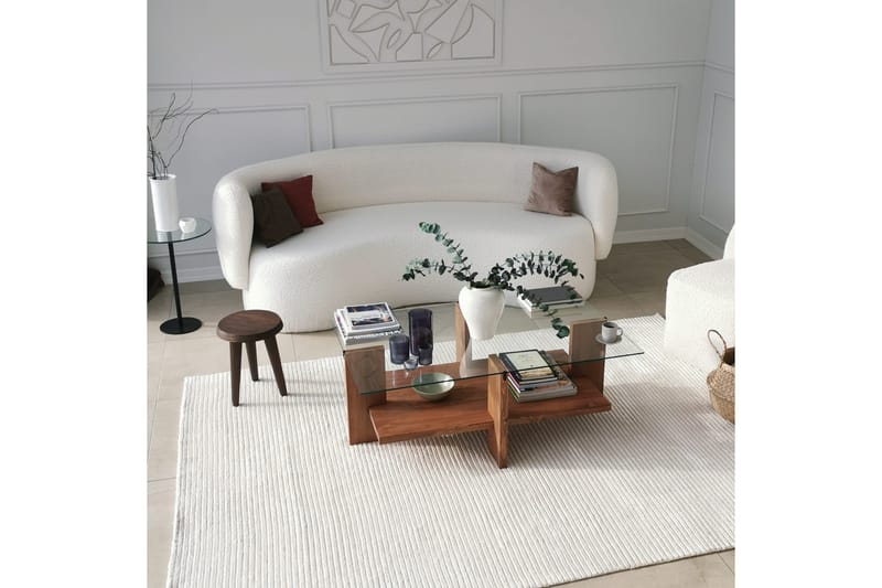 Puijas Sofabord 105x40x105 cm - Brun - Møbler - Bord - Sofabord