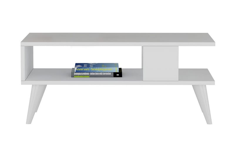 Puijas Sofabord 90x40x90 cm - Hvit - Møbler - Bord - Sofabord