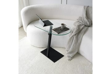 Puntoz Sofabord 70x35x70 cm Oval - Svart - Møbler - Bord - Sofabord