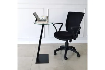 Puntoz Sofabord 70x35x70 cm Oval - Svart - Møbler - Bord - Sofabord