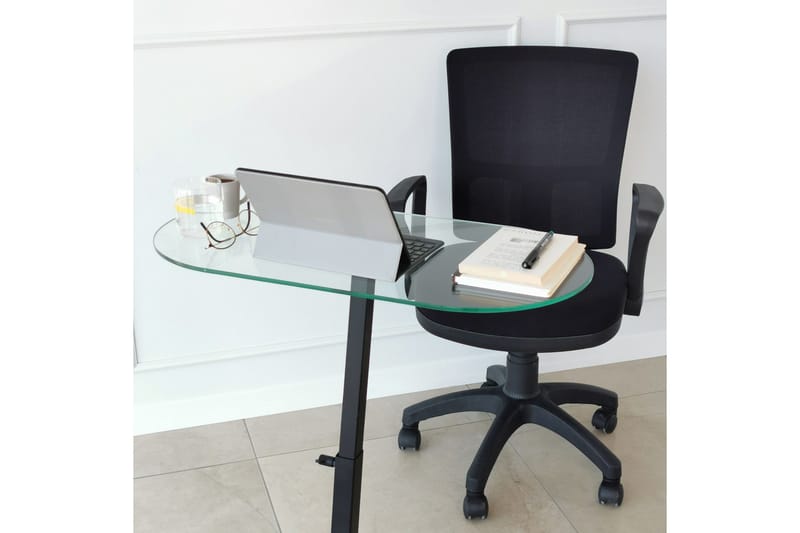 Puntoz Sofabord 70x35x70 cm Oval - Svart - Møbler - Bord - Sofabord