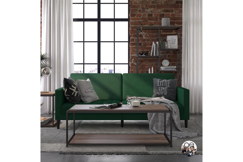 Quincy Sofabord 125x52 cm Mørkebrun - Dorel Home - Møbler - Bord - Sofabord