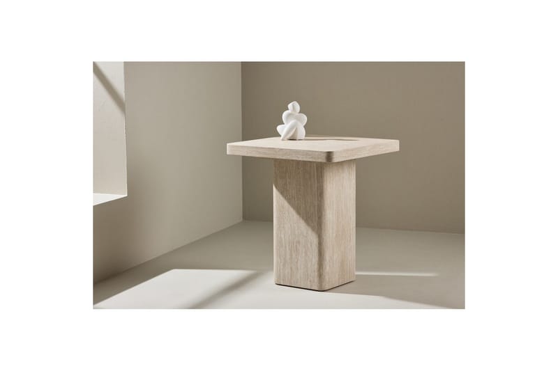 Sofabord Qvart - Beige, 50x50x56 - Møbler - Bord - Sofabord