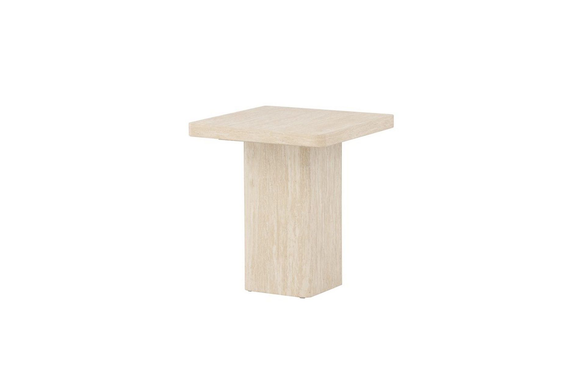 Sofabord Qvart - Beige, 50x50x56