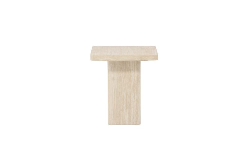 Sofabord Qvart - Beige, 50x50x56 - Møbler - Bord - Sofabord
