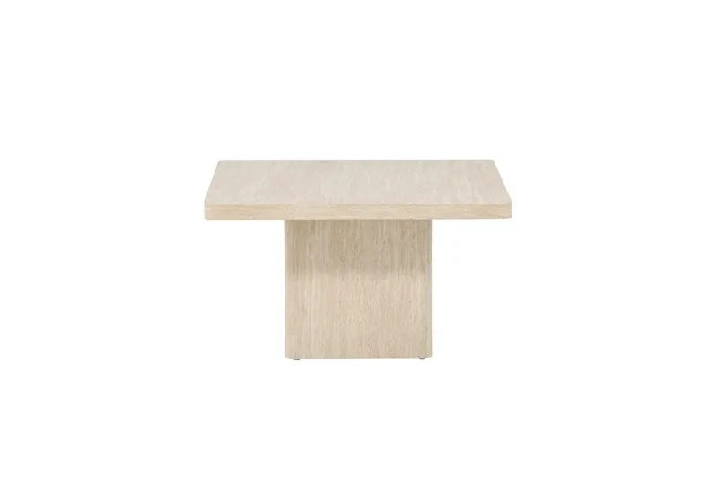 Sofabord Qvart - Beige, 80x80x46 - Møbler - Bord - Sofabord