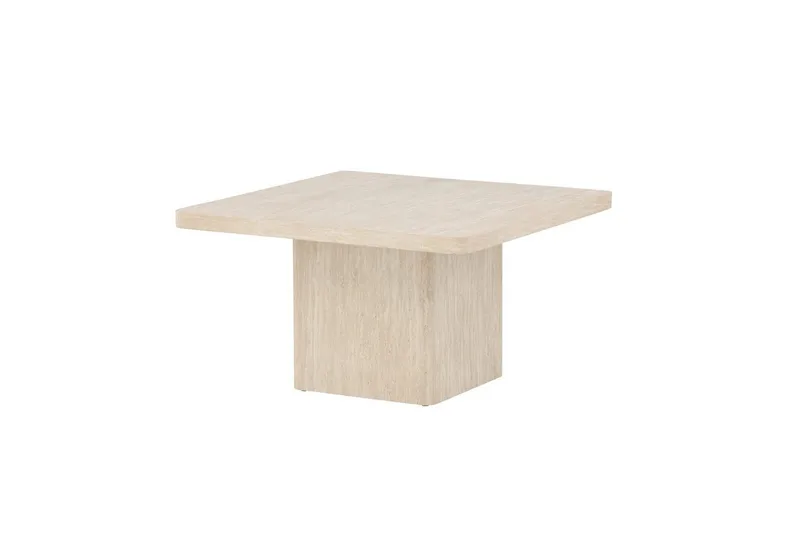 Sofabord Qvart, Beige, 80x80x46