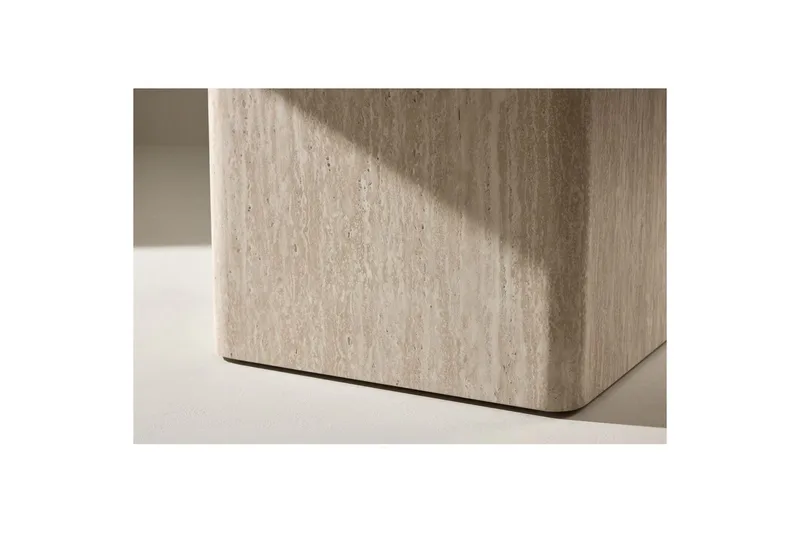 Sofabord Qvart - Beige, 80x80x46 - Møbler - Bord - Sofabord