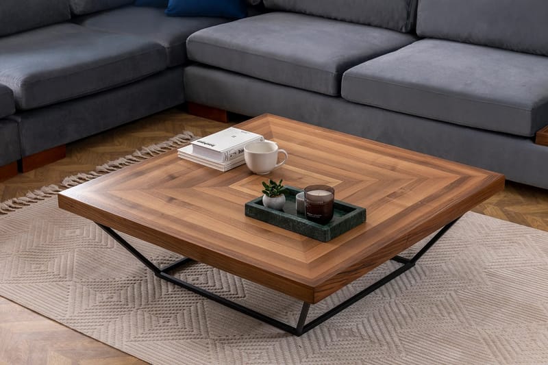 Ramba Sofabord 100 cm - Valnøtt - Møbler - Bord - Sofabord