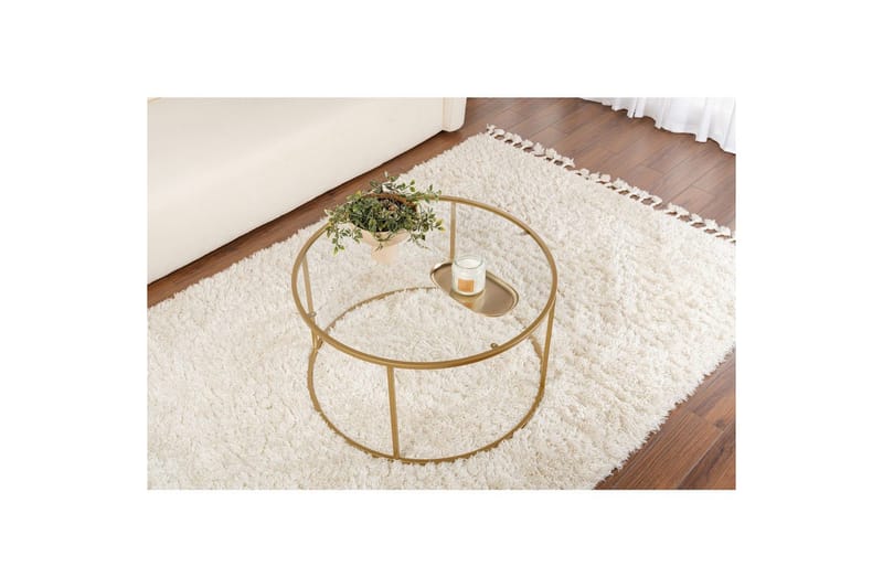 Sofabord Rikiya Gulltransparent - Gulltransparent - Møbler - Bord - Sofabord