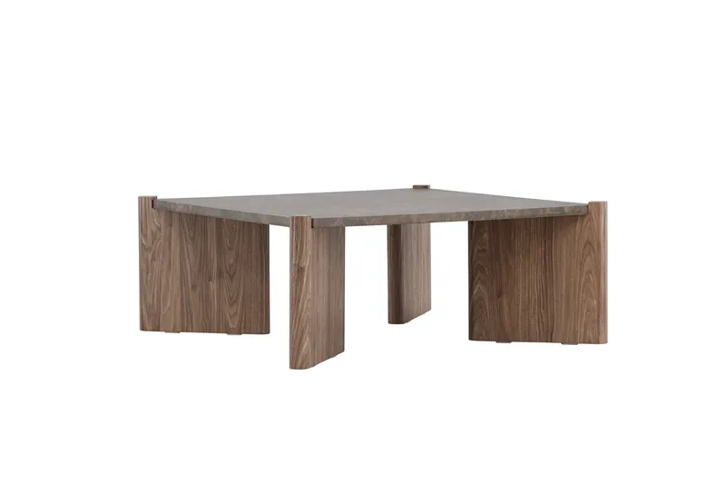 Rogaland Sofabord 100x100 cm - Brun - Møbler - Bord - Sofabord