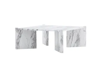 Rogaland Sofabord 100x100 cm - Hvit - Møbler - Bord - Sofabord