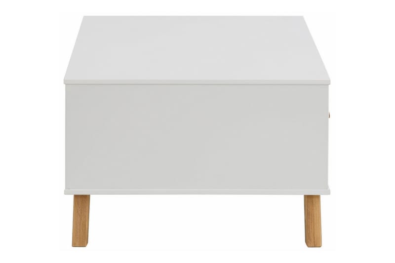 Ronith Sofabord 100 cm - Hvit/Natur - Møbler - Bord - Sofabord