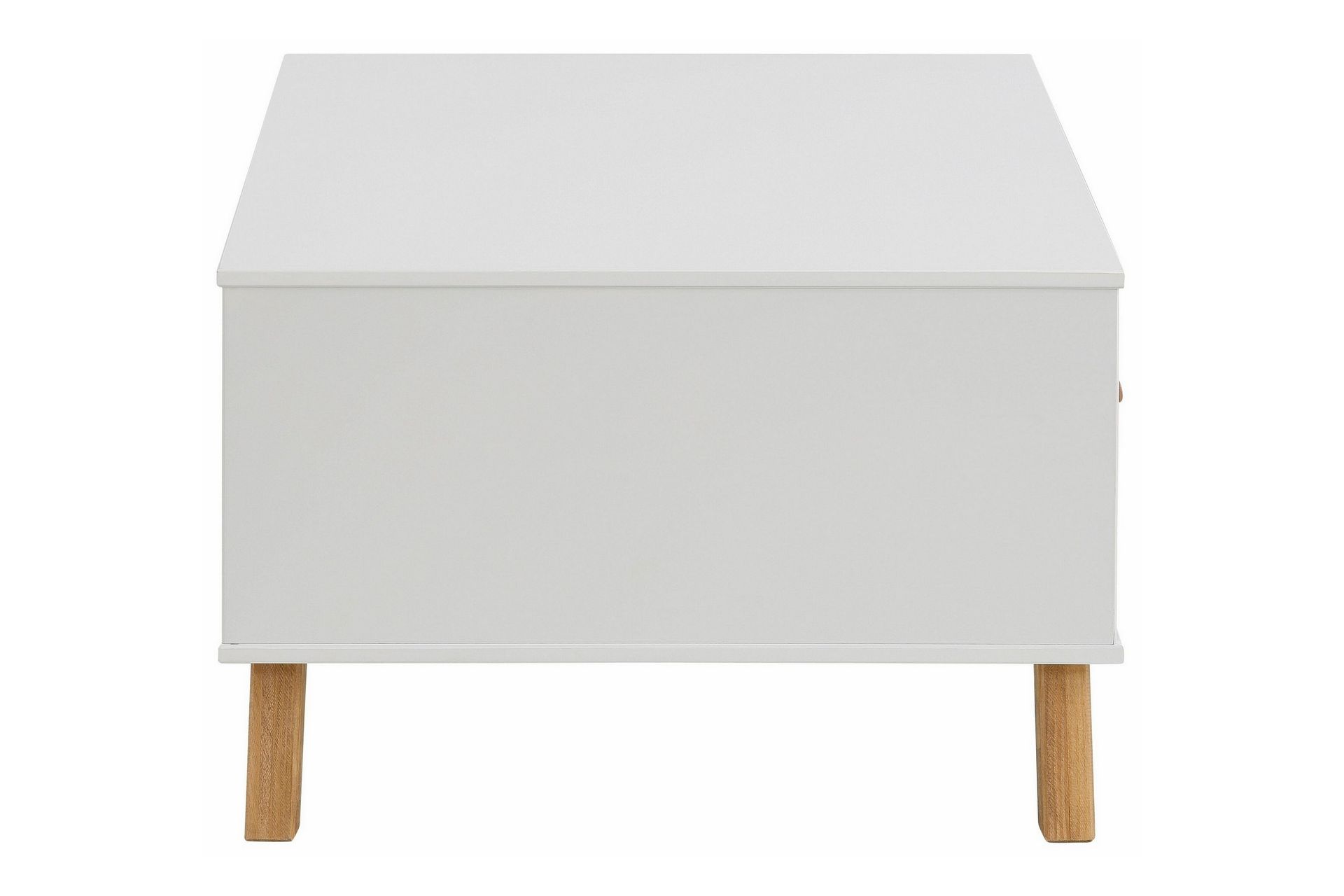 Ronith Sofabord 100 cm - Hvit/Natur - Møbler - Bord - Sofabord
