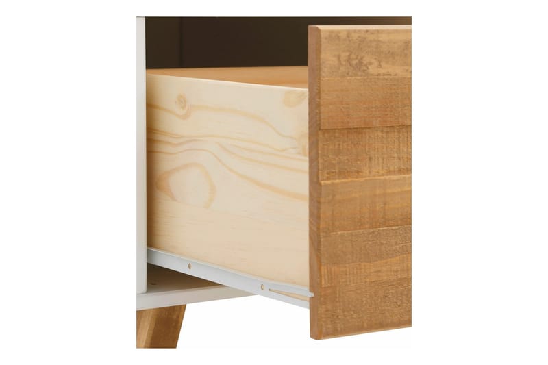 Ronith Sofabord 100 cm - Hvit/Natur - Møbler - Bord - Sofabord