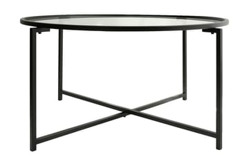 Rowman Sofabord 83 cm Rundt - Svart - Møbler - Bord - Sofabord