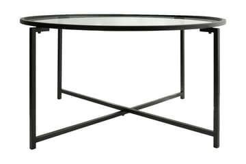 Rowman Sofabord 83 cm Rundt - Svart - Møbler - Bord - Sofabord