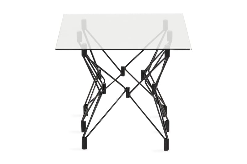 Roxbury Sofabord 120 cm - Transparent/Svart - Møbler - Bord - Sofabord