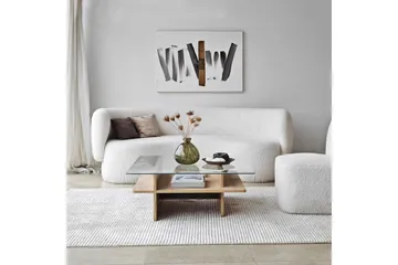 Sofabord Rubby Kvadrat Sudamal / Transparent - Sudamal / Transparent - Møbler - Bord - Sofabord
