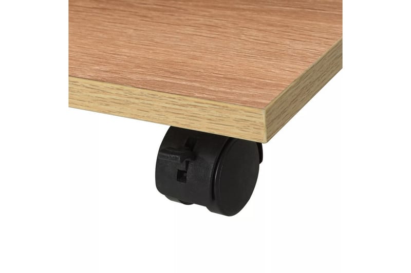Rullende hylle 50x35x42 cm eik - Møbler - Bord - Sofabord