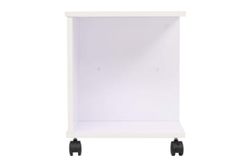 Rullende hylle 50x35x42 cm hvit - Møbler - Bord - Sofabord