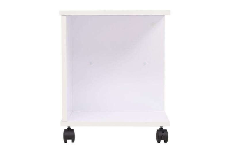 Rullende hylle 50x35x42 cm hvit - Møbler - Bord - Sofabord