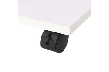 Rullende hylle 50x35x42 cm hvit - Møbler - Bord - Sofabord