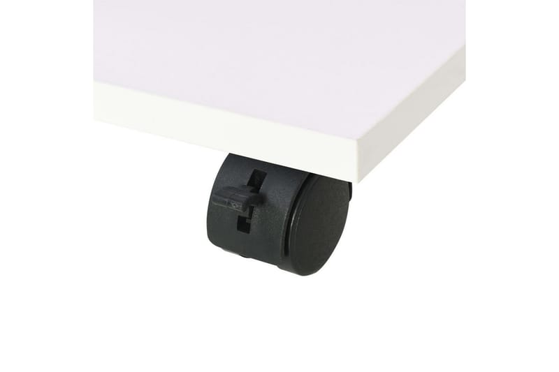 Rullende hylle 50x35x42 cm hvit - Møbler - Bord - Sofabord