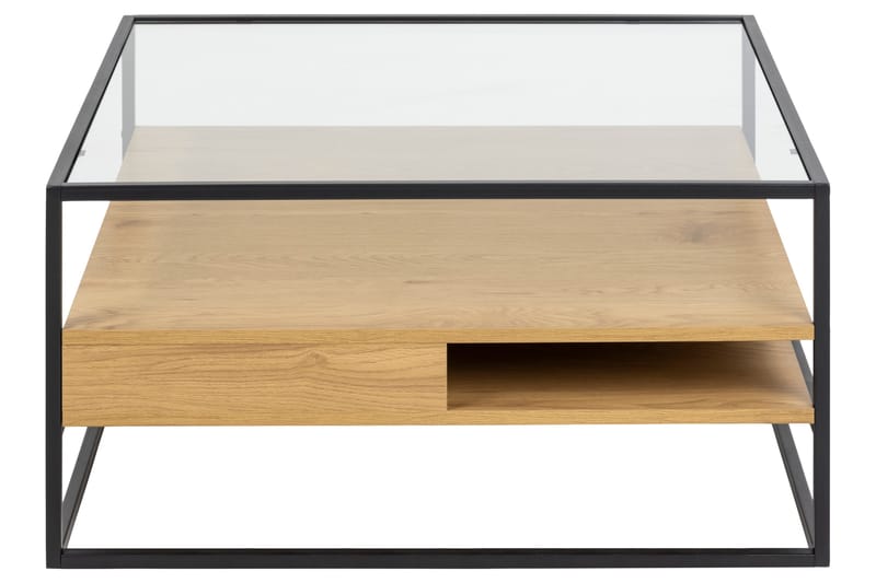 Sakila Sofabord 80x80 cm - Transparent - Møbler - Bord - Sofabord