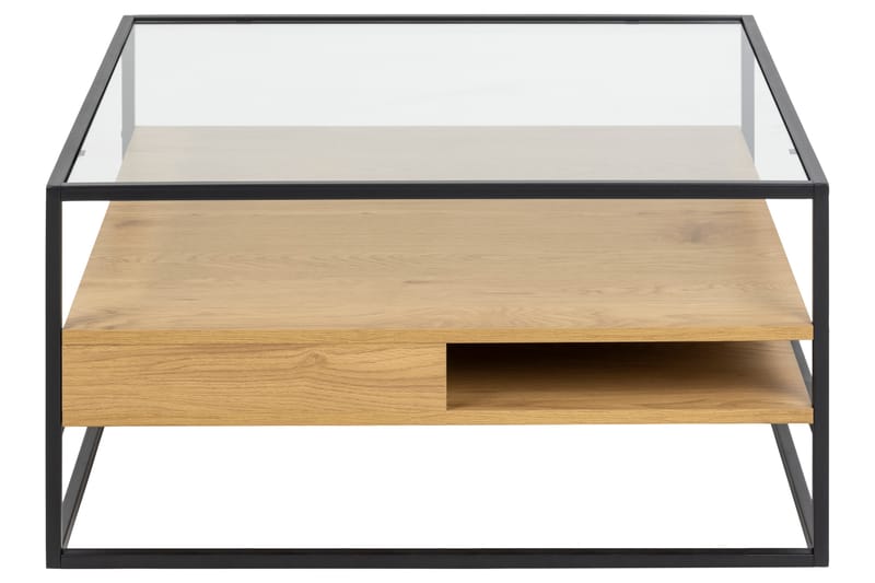 Sakila Sofabord 80x80 cm - Transparent - Møbler - Bord - Sofabord