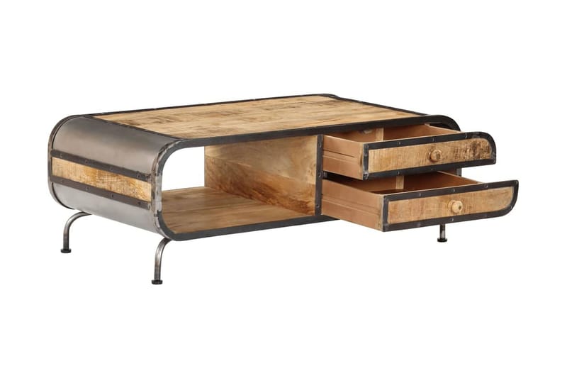 Salongbord 100x50x35 cm heltre mango - Møbler - Bord - Sofabord