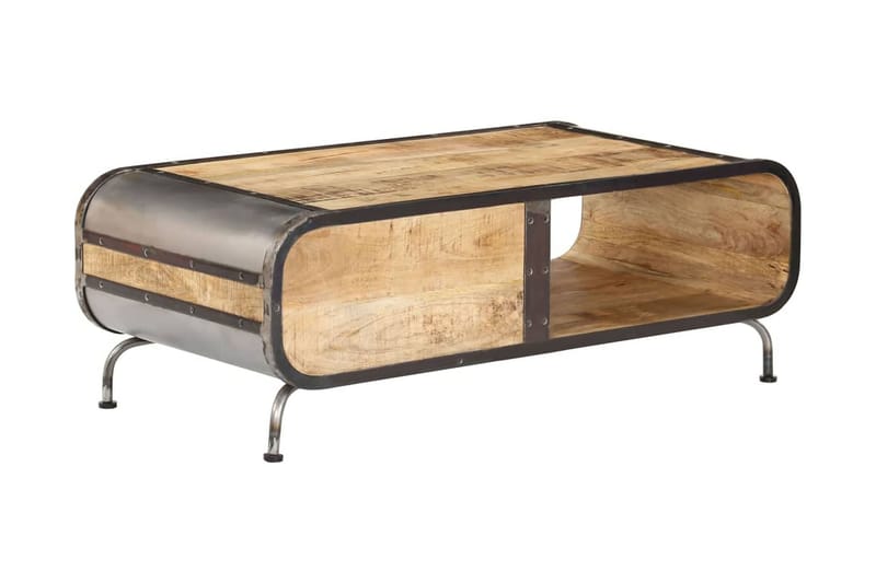 Salongbord 100x50x35 cm heltre mango - Møbler - Bord - Sofabord