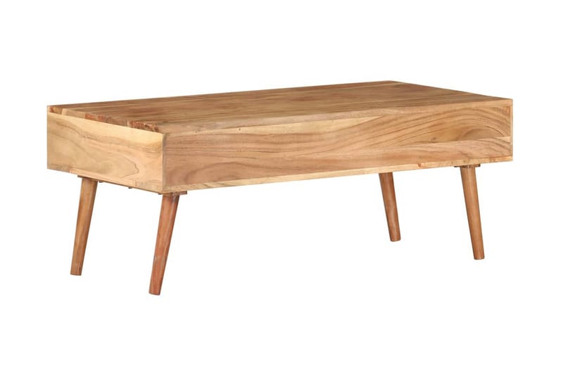 Salongbord 100x50x39 cm heltre akasie - Brun - Møbler - Bord - Sofabord