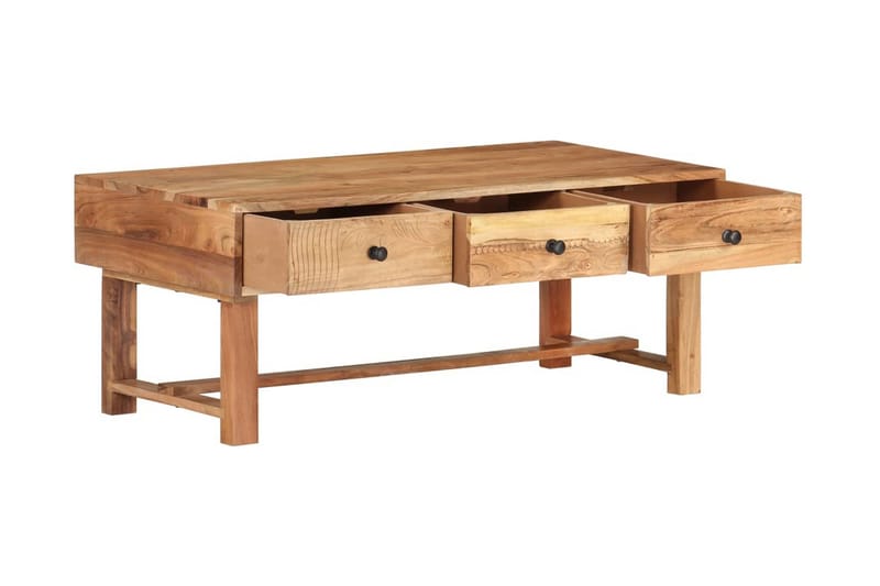 Salongbord 100x50x40 cm heltre akasie - Møbler - Bord - Sofabord