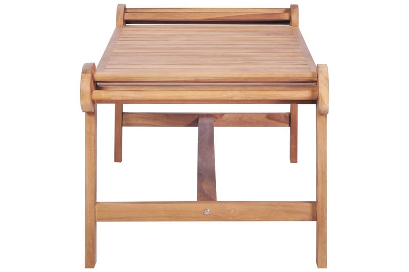 Salongbord 100x50x45 cm heltre teak - Sofabord