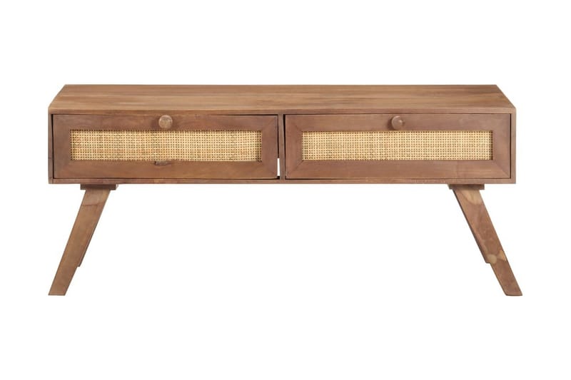 Salongbord 100x60x40 cm heltre mango - Brun - Møbler - Bord - Sofabord