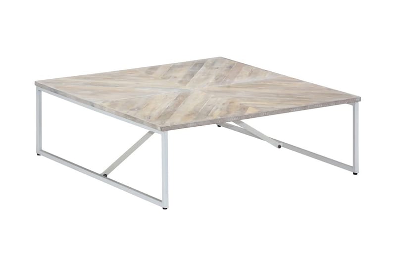 Salongbord 110x110x36 cm heltre mango - Møbler - Bord - Sofabord