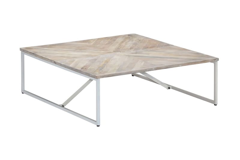 Salongbord 110x110x36 cm heltre mango - Møbler - Bord - Sofabord